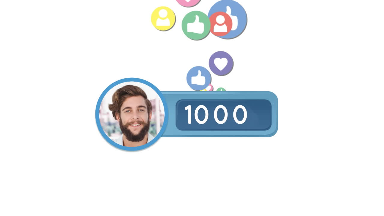 iconos de redes sociales y perfiles