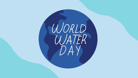 world water day graphic design