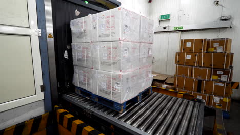 covid vaccines from india getting ready at a warehouse in india to be shipped to other countries