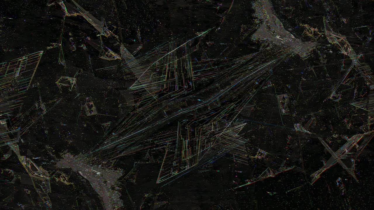 Neon green overlay appearing, wireframe cluster brightening with thin lines and two lobes on canvas