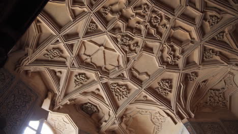 ornate carved ceiling