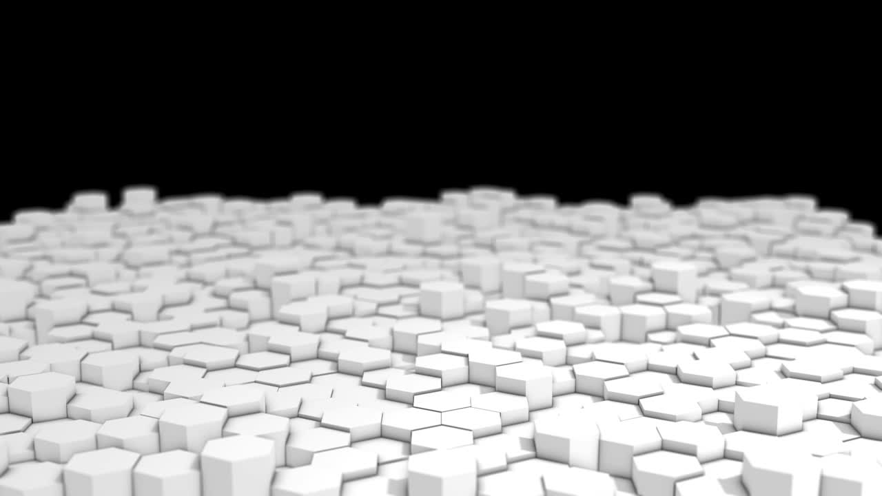 추상적인 색 육각형 기하학적 패턴