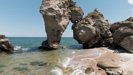 coastal rocks and waves