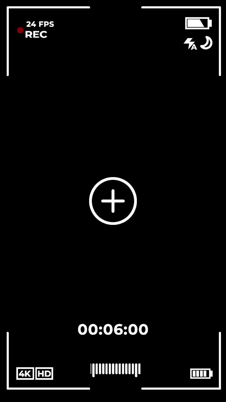 Motion Graphic of Rec interface background