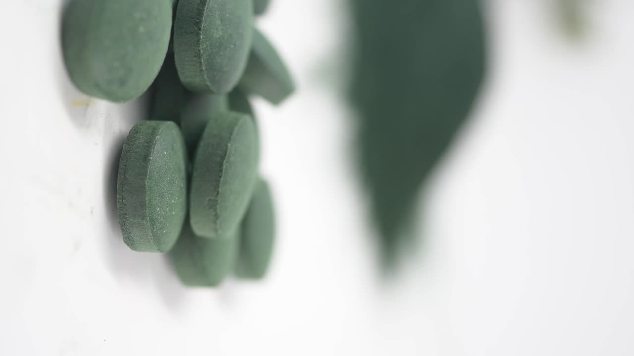 Spirulina-piller