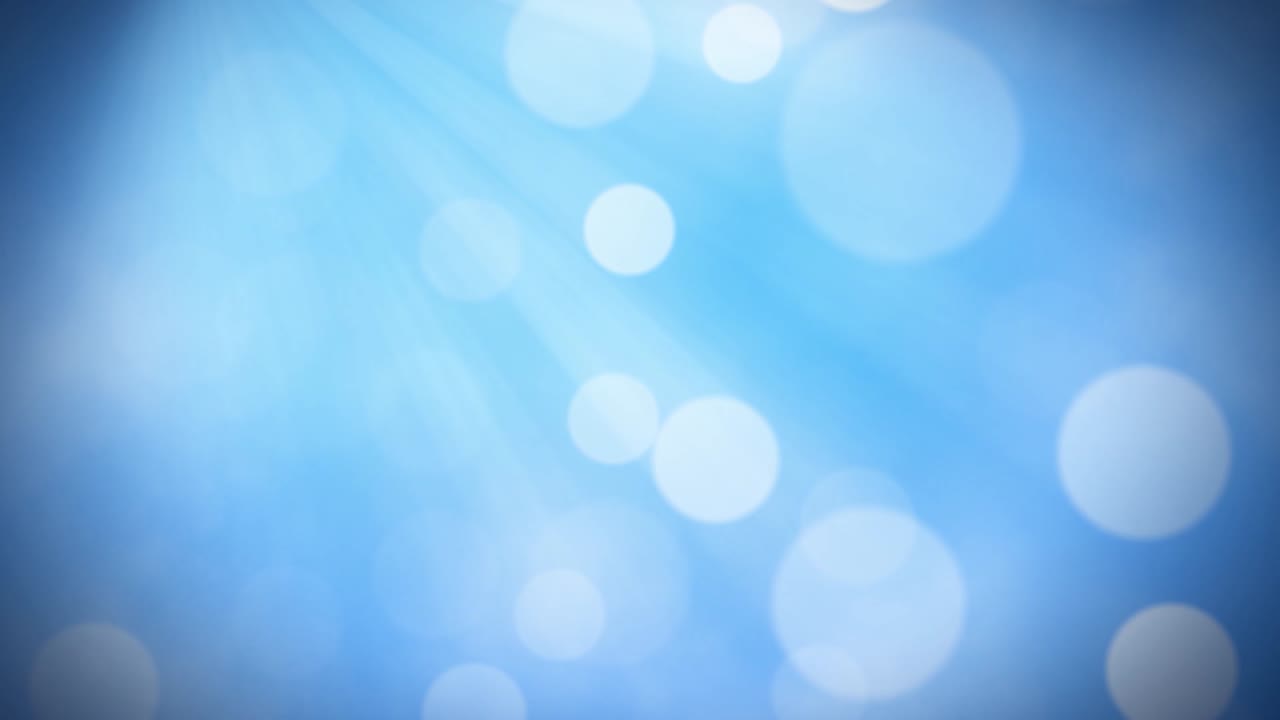 광선 및 보케 조명 (seamless loop animation)