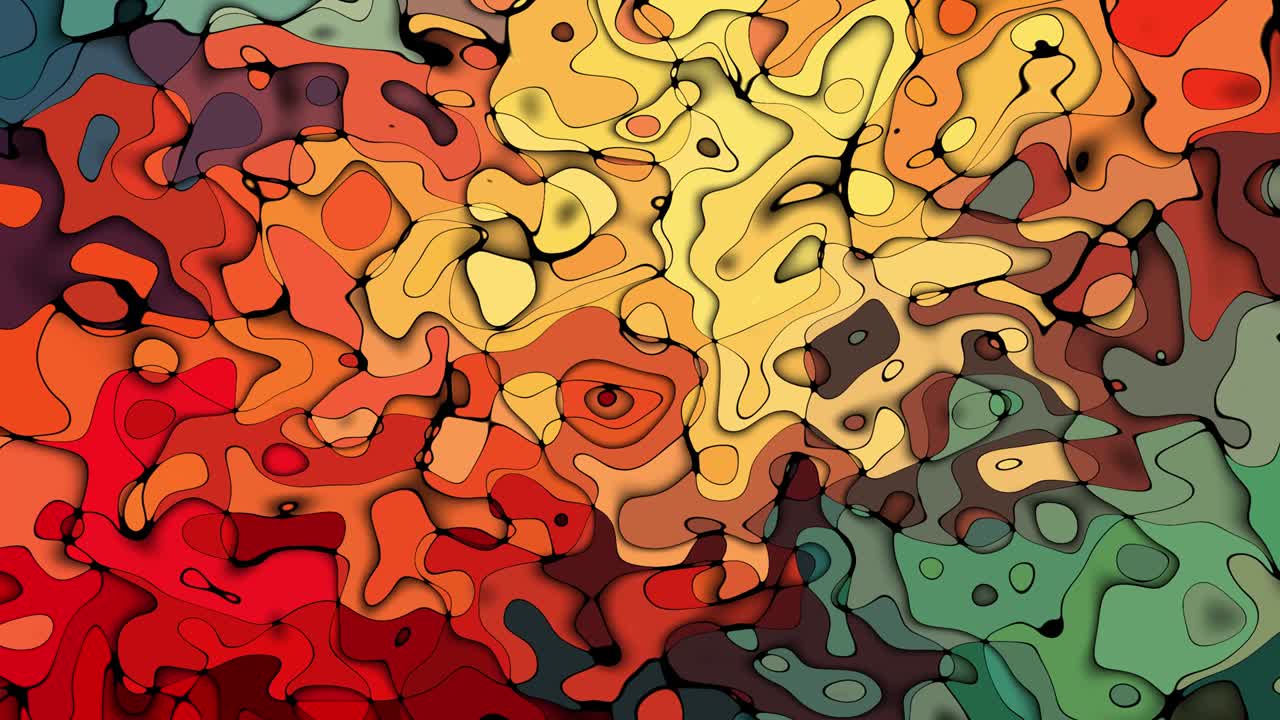 abstract color background changes and distorts