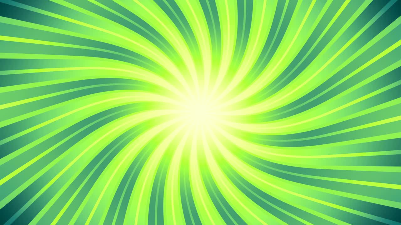 Green Fiery Sunburst