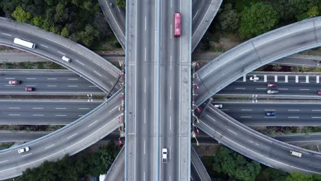 Drone-view-of-streets-and-highway
