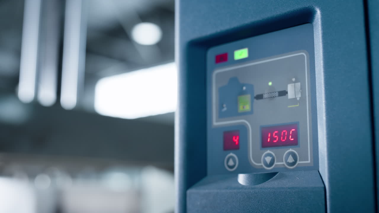 visualización del indicador tecnológico de la fábrica que muestra los datos de producción de cerca