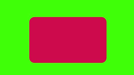 animación de un icono infográfico en un fondo de pantalla verde