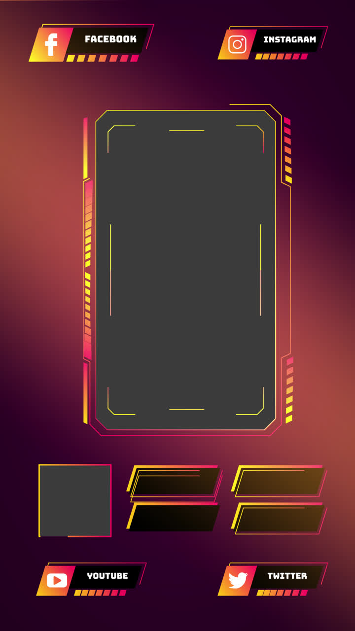 소셜 미디어 템플릿 디자인