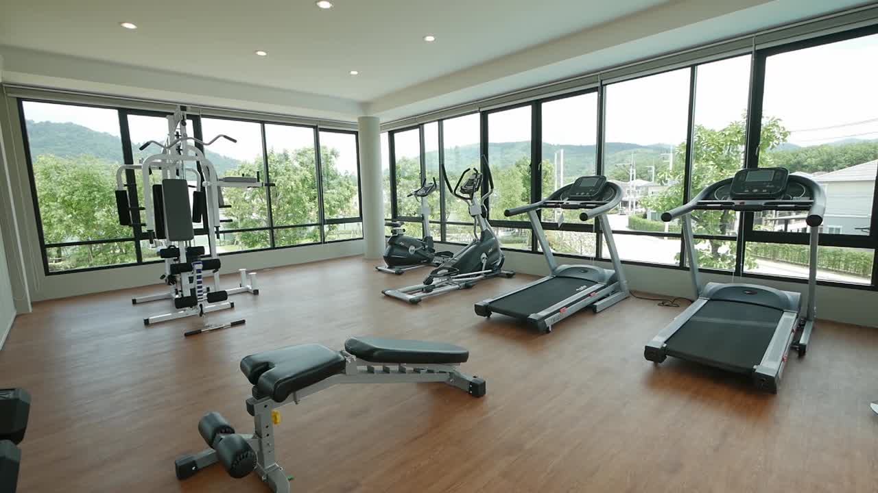 Home Fitness Room- Gym Decoration Idea