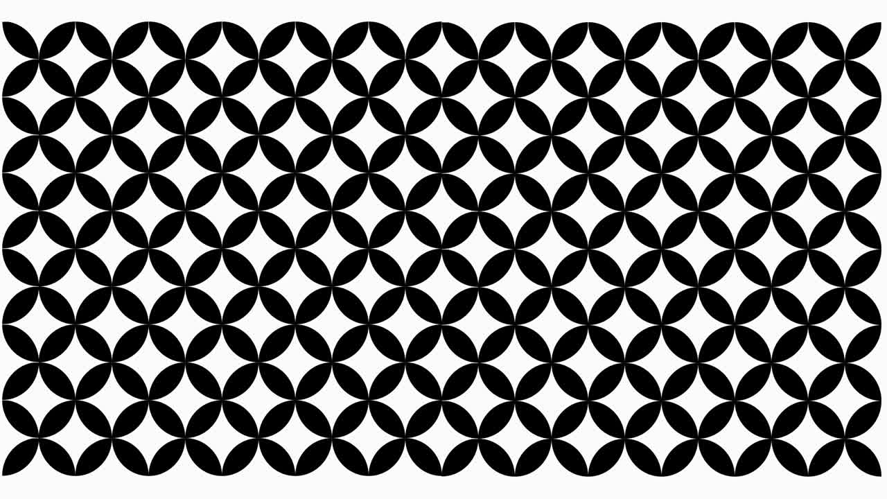 elipse negra que gira sobre el fondo blanco