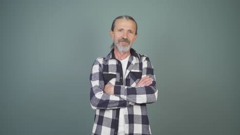 man smiling at camera