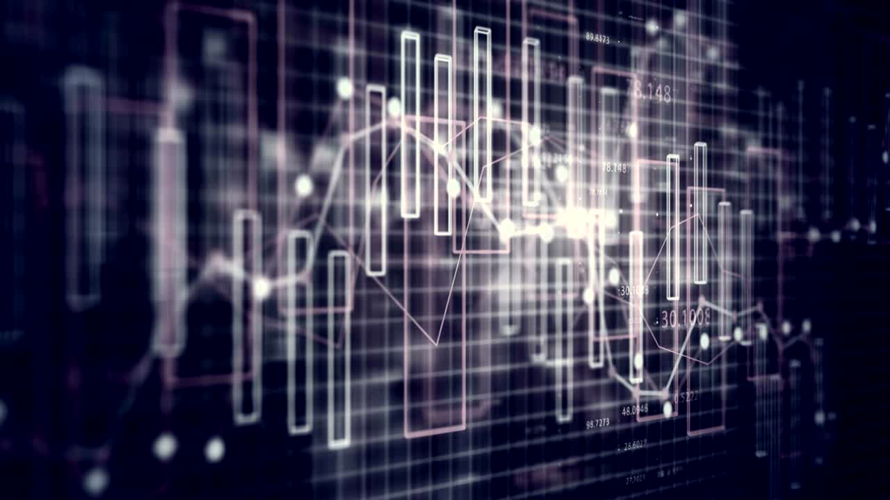 4K Financial Charts and Figures.