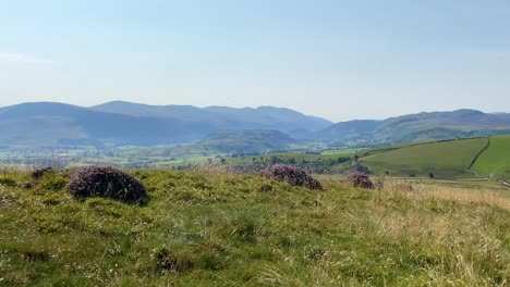 Nature-landscape-shot-panning-right-across-beautiful-Lake-District