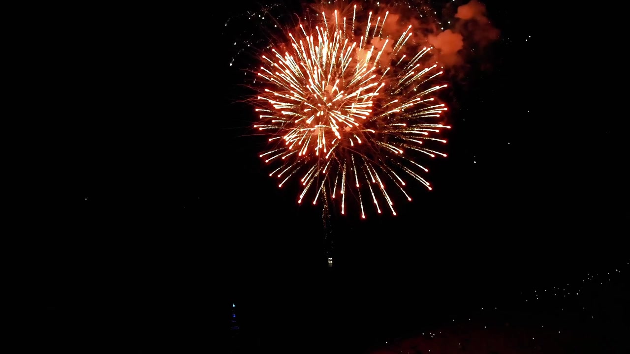 Captured by a drone on July 4th, this footage shows Miami Beach’s stunning fireworks