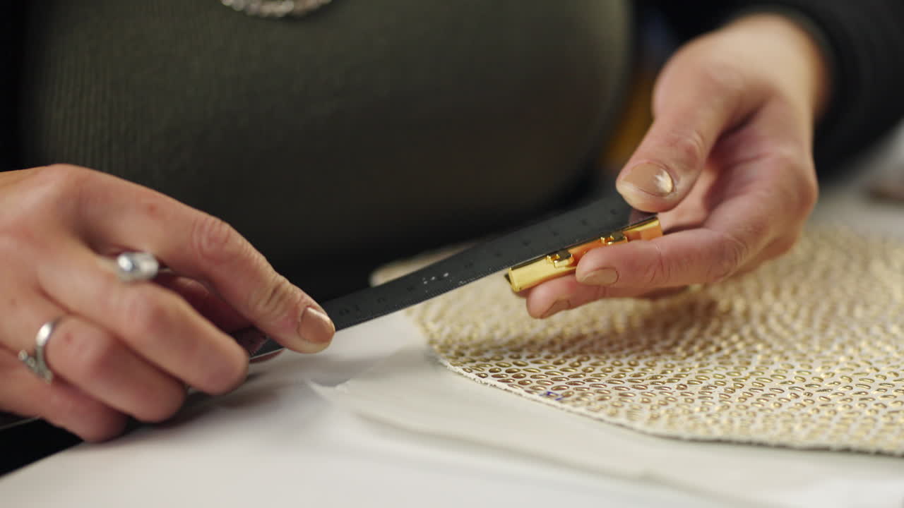 Measuring Fabric for Craft Project