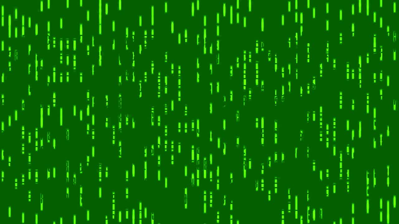 tormenta de datos de animación flujos de datos intermitentes