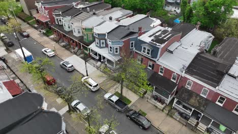 Vivienda-En-El-Centro-De-La-Ciudad-En-La-Gran-Ciudad-Americana