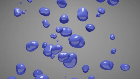 animación de fondo abstracto de forma de fluido líquido