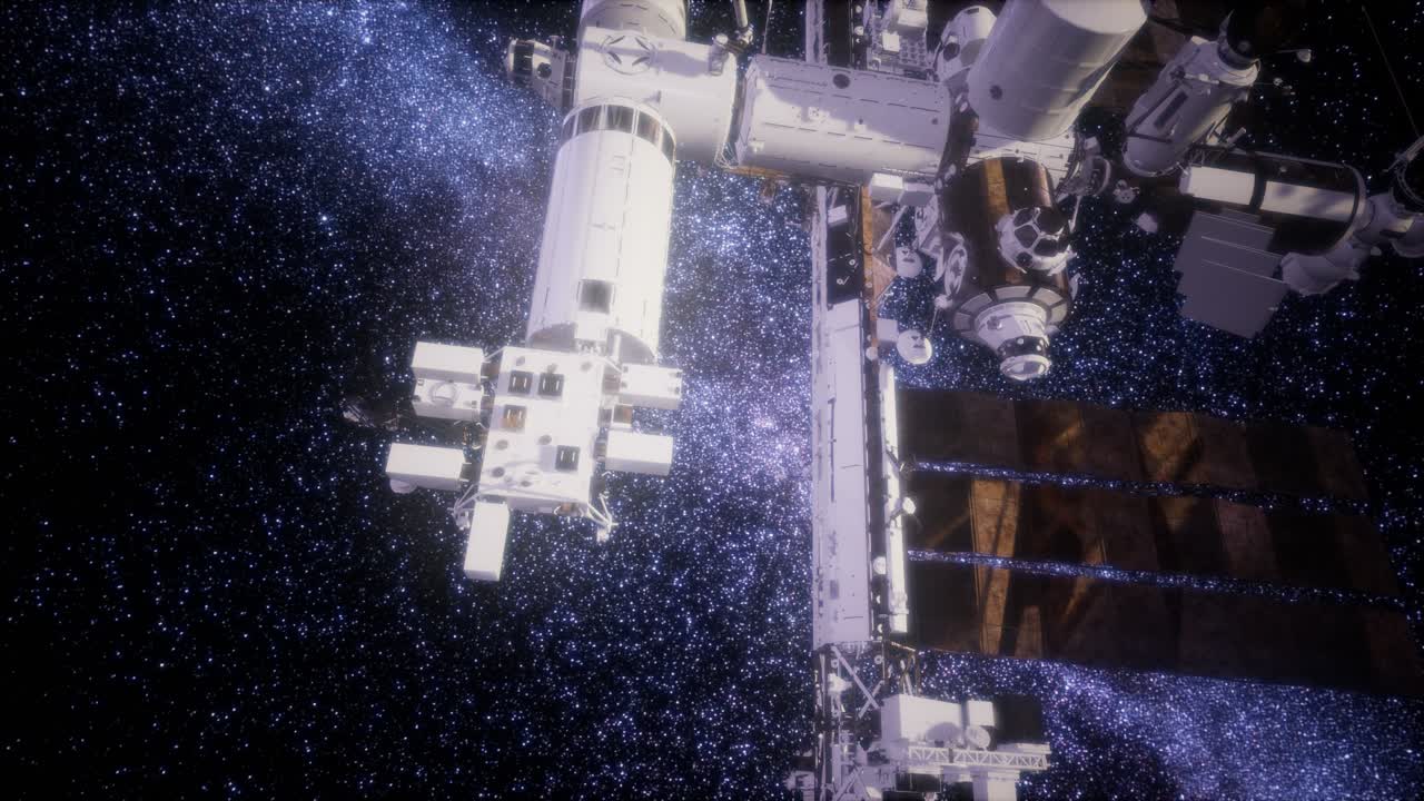 International Space Station in outer space