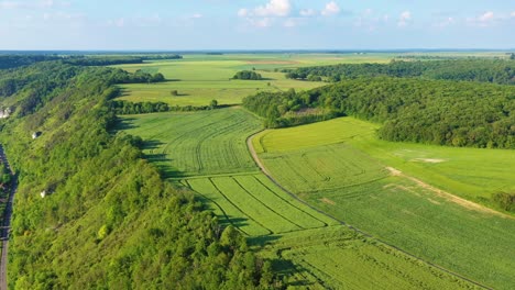 Very-good-aerial-high-over-the-Seine-River-Valley-near-Les-Andelys-France-2