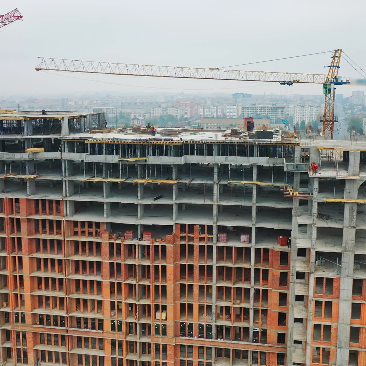 Construction site from height