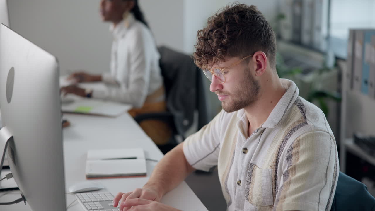 People working in an office