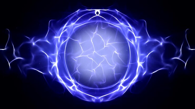 Magical Particles Ring Abstract Background, Animation, Rendering, Loop