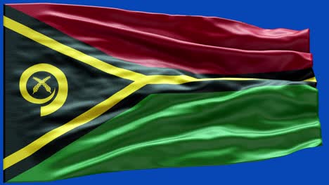 4k highly detailed flag of vanuatu - vanuatu flag high detail - national flag vanuatu wave pattern loopable elements