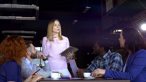 business meeting in a modern office