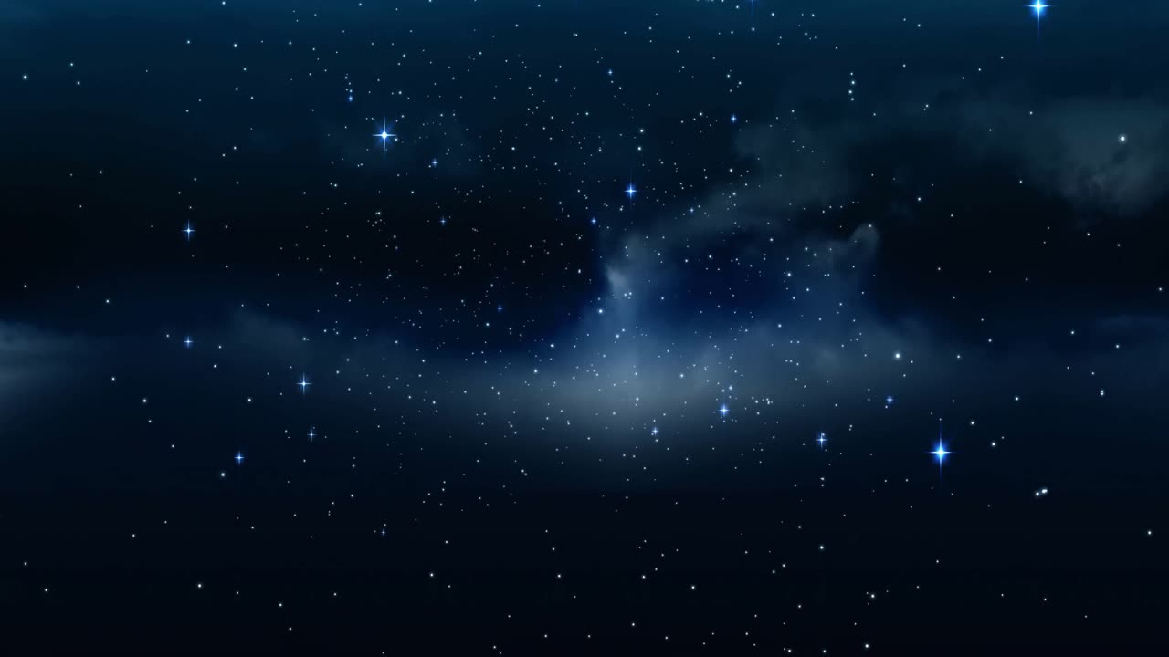 밤하늘 위 에 빛나는 별 들 의 애니메이션