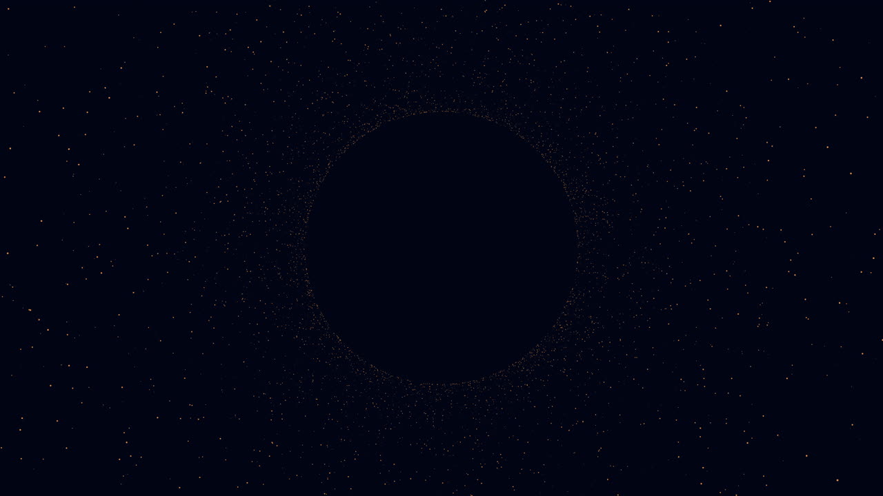 A minimalist black circle set against a dark backdrop, ideal for website backgrounds or graphic designs, serving as a simple yet impactful visual element