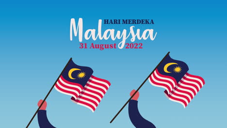 celebración de hari merdeka de malasia en el año 2022
