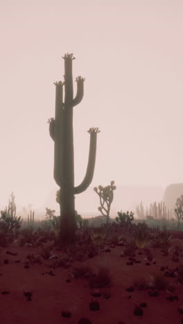 saguaro cactus in the desert