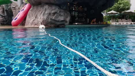 exploring a pool bar in krabi, thailand