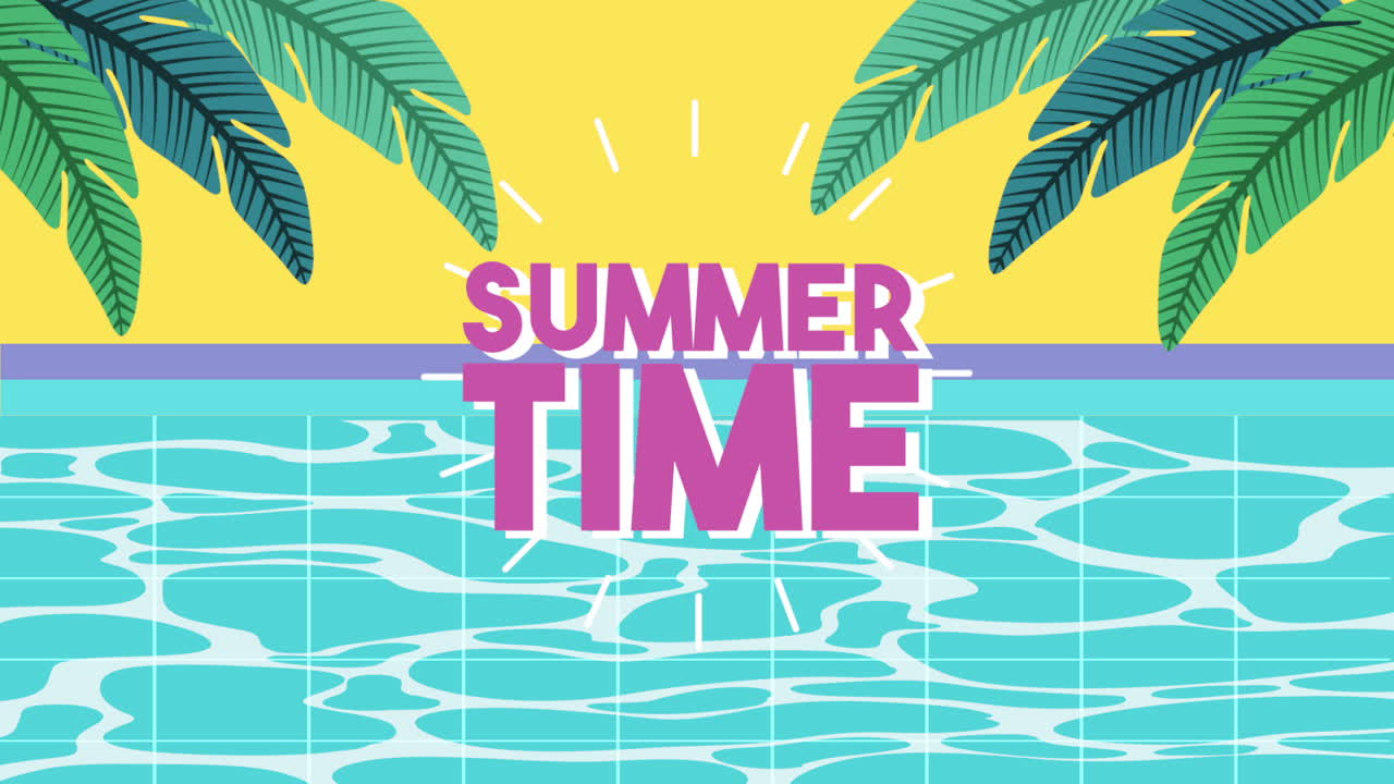 escena del mar en verano