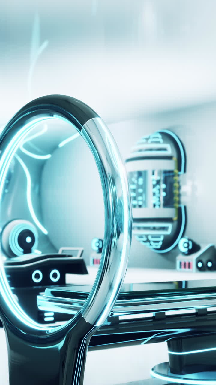 sala di scanner medico futuristica