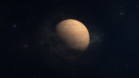 acercándose a una enana marrón en el espacio profundo