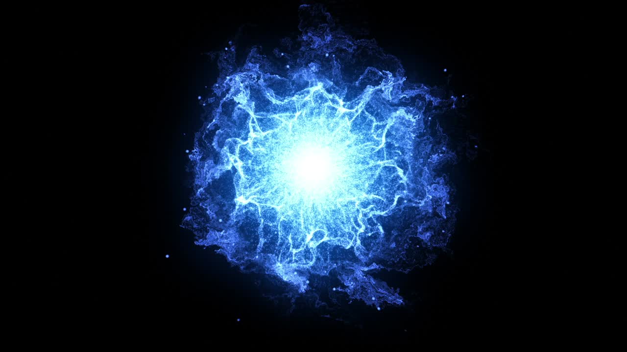 explosión de energía abstracta