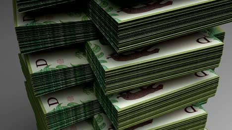 pila de pesos argentinos