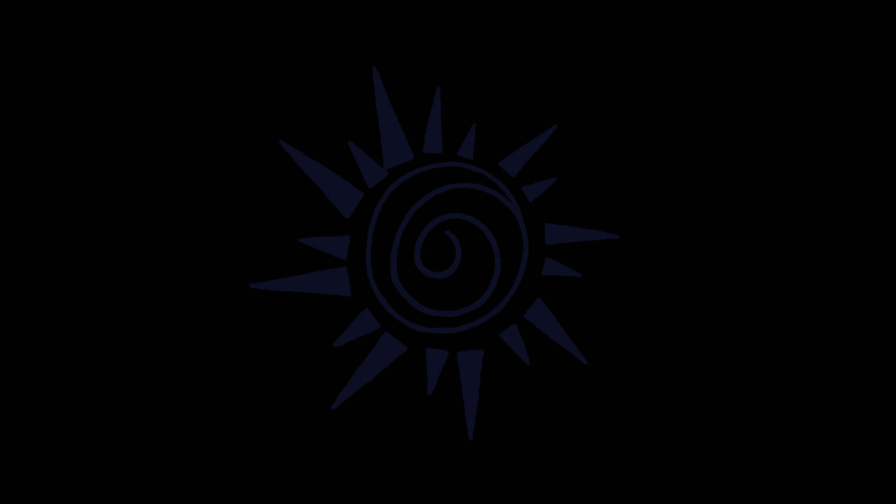 símbolo del sol índigo