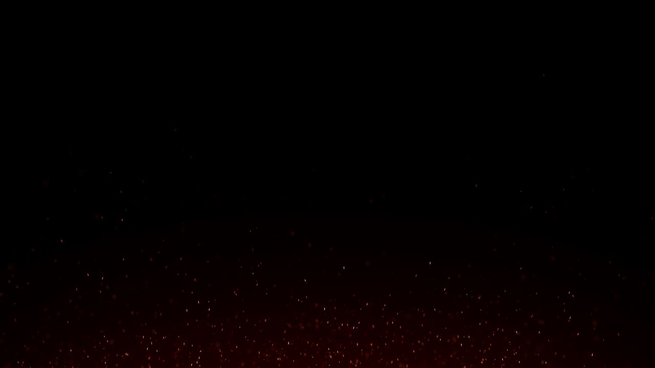 Super realistic sparks flying with the wind, looped fire spark elements ...