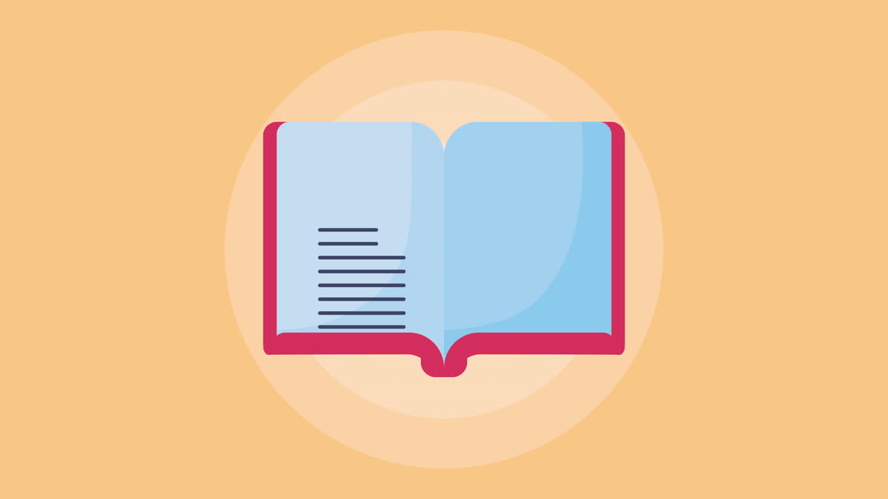 Ilustración de libro abierto