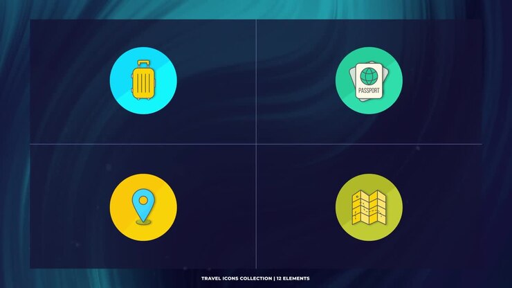 Travel Icons for After Effects