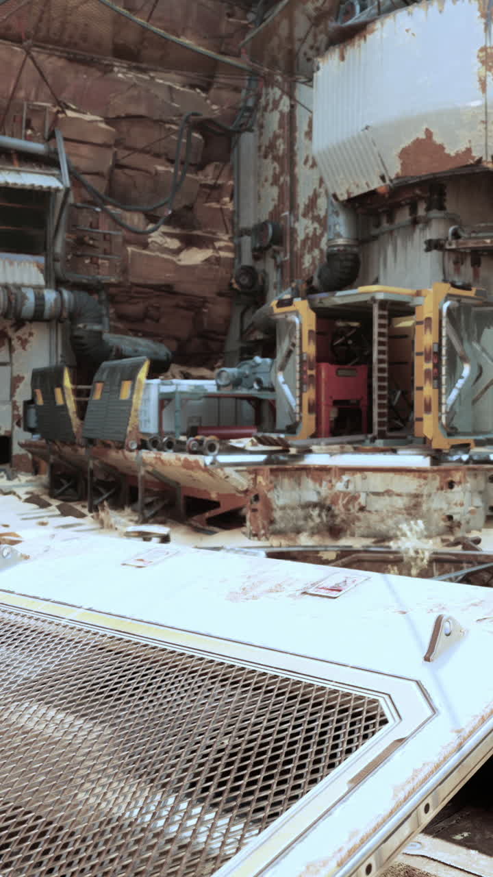 버려진 미래 산업 시설