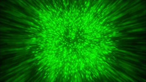 abstract green light explosion