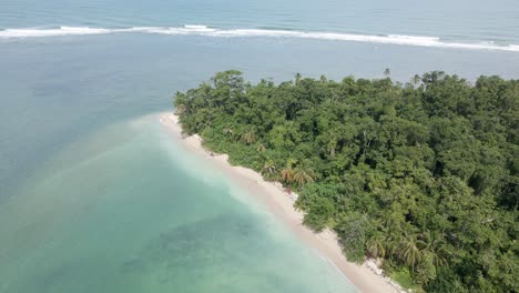 Island-point-sticks-into-blue-ocean